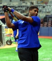 타격 훈련 디아즈, 사구 여파 이상무~