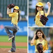 첫사랑 수아, 한줌 허리에 모자 벗으니 반전 미모