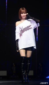 르세라핌 김채원, 귀여운 볼하트