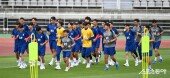 축구대표팀, 북중미 월드컵 예선 대비 첫 훈련
