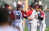 LG, 한화에 14-3 대승을 거두며 위닝시리즈