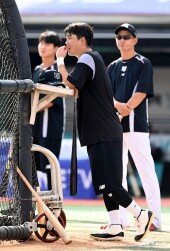 배정대 ‘잘하는데’