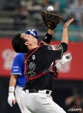 장성우 ‘글러브 속으로 쏙’