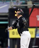 장성우, 벼락 같은 동점 투런 홈런