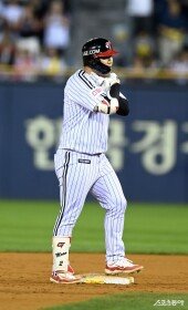 문보경 ‘홈 최종전 승리해야지’