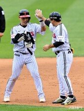 박동원, 역전 1타점 2루타!