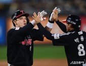 박동원, 짜릿한 선제 솔로포