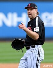 엔스, 포수 리드가 좋아~