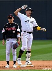 황재균, 추격의 타점!