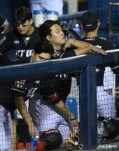 강백호 ‘아쉬운 가을야구’