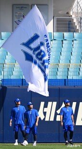 플레이오프 준비하는 삼성