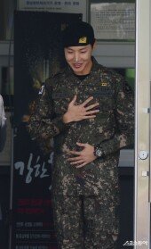 BTS 제이홉, 두근거리는 전역