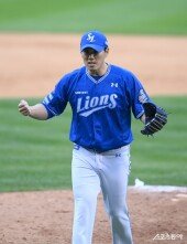 김재윤 ‘1점 차 승리 지켰다’