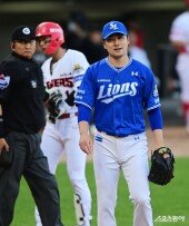 임창민, 아쉬운 폭투