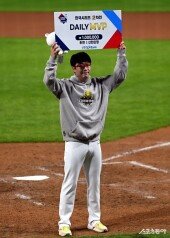 양현종, 한국시리즈 2차전 데일리 MVP