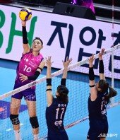 김연경, 가볍게 밀어넣는다