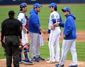 원태인, 3회를 못 넘기고 교체