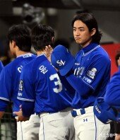 구자욱, 마음은 그라운드에~