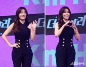 김하늘, 긴장한 포토타임