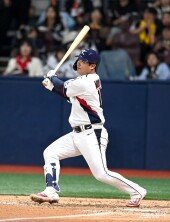 문보경 ‘선두타자 출루’