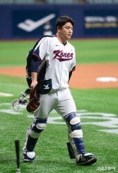 한준수 ‘포수 훈련 시작’