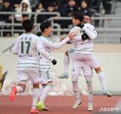 티아고, 선제골에 짜릿한 포효