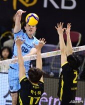 김지한, 타점 높은 공격