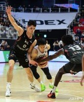 하윤기, 허웅 막는 막강 수비