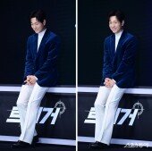 정성일, 수줍음 속 귀여움