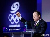 김용주 후보자, 주먹 불끈!