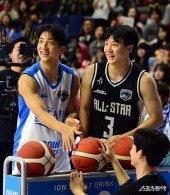 3점슛 허웅의 집요한 방해~