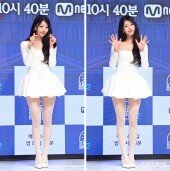 미주, 사선 사로잡는 각선미