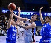 김소니아 ‘과감한 돌파에 이은 슛~’