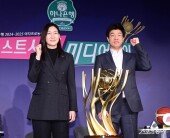 박정은 감독-하상윤 감독, PO 준비 완료