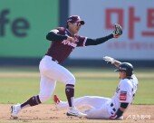 송성문, 주자가 너무 빠르네