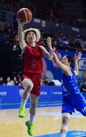 안혜지, 오늘 공격 책임진다