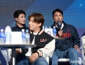 윤동희 ‘양의지-강민호-장성우 안방마님이 부담돼요’