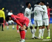 무승부에 아쉬움 가득~