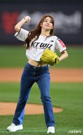 오유진, 완벽한 시구