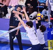 레오, 블로커 뚫는 공격