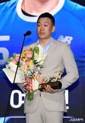 20주년 역대 베스트7에 선정된 여오현