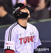 홍창기, 무사 1루 찬스에 아쉬운 병살타