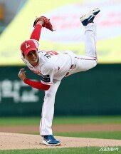 김광현, 와일드한 투구~