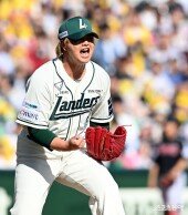 김민, 삼진 잡고 포효~