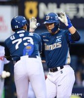 서호철, 투런포로 바로 동점