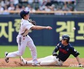 오명진, 기가 막힌 수비