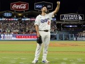 기다리던 커쇼의 3000탈삼진 달성 [포토]