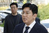 방시혁 경찰 출석, ‘자본시장법 위반 혐의‘로 조사 받는다 [포토]