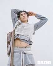 82메이저 윤예찬, 복근 빼꼼…자유분방 첫 단독 화보