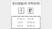 [한자 뿌리읽기]정보(情報)와 과학(科學)